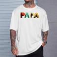 Retro Schlagzeug Papa Lustig Papa Schlagzeuger T-Shirt Geschenke für Ihn