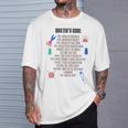 Seamstress Sewist Tailor Quilter's Code Quilting Pattern T-Shirt Gifts for Him