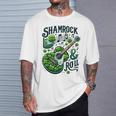 Shamrock N Roll St Patrick's Day Guitar Irish Music T-Shirt Gifts for Him