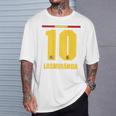 Spain Sauf Jersey Lasmiranda Sun Name T-Shirt Geschenke für Ihn