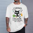 I Survived It’S Fine I’M Fine Tax Season Everything Is Fine T-Shirt Gifts for Him