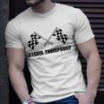 Team Thompson Family Name Checkered Flag Racing T-Shirt Gifts for Him