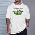 Two Peas In A Pod Grandpa Of Twins T-Shirt Gifts for Him