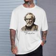 Verdi Portrait Italian Opera T-Shirt Gifts for Him
