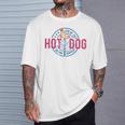 Vintage 4Th Of July Hot Dog Eating Contest Hot Dog T-Shirt Gifts for Him