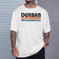 Vintage 70S 80S Style Durban South Africa T-Shirt Gifts for Him