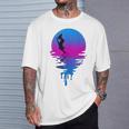 Vintage Retro Sunset Wakeboard T-Shirt Gifts for Him