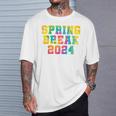 Vintage Spring Break 2024 Beach Week Group Vacation T-Shirt Gifts for Him