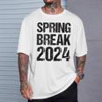Vintage Spring Break 2024 Spring Break Teacher T-Shirt Gifts for Him