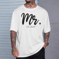 Wedding Mr Est 2024 Groom T-Shirt Geschenke für Ihn