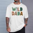 Wild Dada Zoo Born Wild Birthday Safari Jungle Family T-Shirt Gifts for Him