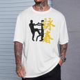 Wing Chun Kanji Kung Tsun Fu Martial Arts Fighterintage T-Shirt Geschenke für Ihn