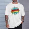 Youth Boys Hugo Comic Book Superhero Name T-Shirt Gifts for Him