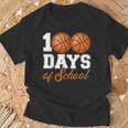 100 Days Of School For 100Th Day Basketball Student Teacher T-Shirt Gifts for Old Men