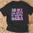 In My 100 Days Of School Era Retro Disco 100Th Day Of School T-Shirt Gifts for Old Men