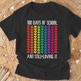 100 Days Of School And Still Loving It Hearts Cute 100Th Day T-Shirt Gifts for Old Men