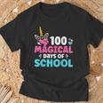 100Th Day Of Kindergarten For Girls 100 Magical Days Unicorn T-Shirt Gifts for Old Men