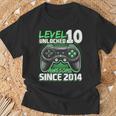 10Th Birthday Gamer 10 Year Old Bday Boy Ten Son T-Shirt Gifts for Old Men