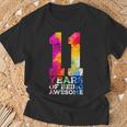 11 Years Of Being Awesome 11Th Birthday T-Shirt Gifts for Old Men