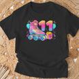 11º Cumpleaños Niña 11 Años Patines Número 11 Camiseta unisex Regalos para ancianos