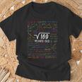 13 Cumpleaños Chica Chico Raíz Cuadrada 169 13 Años Camiseta unisex Regalos para ancianos