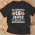 16 Birthday Slogan T-Shirt Geschenke für alte Männer