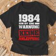 1984 Ist Eine Warnung Keine Inleitung T-Shirt Geschenke für alte Männer