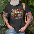 2023 Thanksgiving Crew Turkey Matching Family Thanksgiving T-Shirt Gifts for Old Men