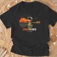 2024 Solar Eclipse Colorado Guitar Totality T-Shirt Gifts for Old Men