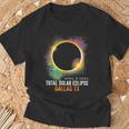 2024 Solar Eclipse Dallas Texas Usa Totality April 8 2024 T-Shirt Gifts for Old Men
