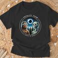 2024 Total Solar Eclipse Bigfoot Alien Totality Team T-Shirt Gifts for Old Men
