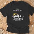 2024 Total Solar Skyline Eclipse In Cleveland Ohio April 8 T-Shirt Gifts for Old Men