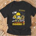 2Nd Birthday Boys Construction Excavator 2 Years Old Digger T-Shirt Gifts for Old Men