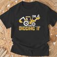 Im 4 And Digging It Boy 4 Year Old 4Th Birthday Construction T-Shirt Gifts for Old Men