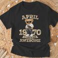54 Year Old Awesome April 1970 54Th Birthday Boys T-Shirt Gifts for Old Men