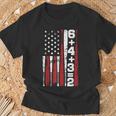 6432 Baseball Bat American Flag Boy Youth Women T-Shirt Gifts for Old Men