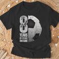 8 Year Old Soccer 8Th Birthday Player B-Day Party T-Shirt Gifts for Old Men