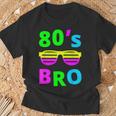 80'S Bro 80S Retro S T-Shirt Geschenke für alte Männer