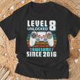8Th Birthday Boy Eight Gamer 8 Year Old Birthday T-Shirt Gifts for Old Men