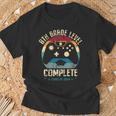 8Th Grade Level Complete Gamer Class Of 2024 Graduation Boy T-Shirt Gifts for Old Men