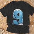 9Th Birthday Ice Hockey T-Shirt Gifts for Old Men