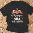 Achtung Seine Majestät Der Opaatertagsgeschenk Spruch T-Shirt Geschenke für alte Männer