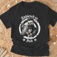 Adicto A La Tinta Artistas Del Tatuaje Adictos Al Tatuaje Tatuador Camiseta unisex Regalos para ancianos