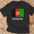 Afghanistan Afghan Flag T-Shirt Geschenke für alte Männer