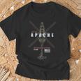 Ah-64 Apache T-Shirt Geschenke für alte Männer