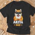 Akita Dog Papa T-Shirt Geschenke für alte Männer