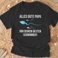 Alles Gute Papaon Dein Besten Schwimmer T-Shirt Geschenke für alte Männer