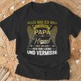 Alles Was Ich Will Ist Dass Mein Papa Im Himmel Weiß T-Shirt Geschenke für alte Männer