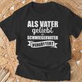 Als Vater Liebt Als Schlater German Language T-Shirt Geschenke für alte Männer
