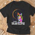 America Totality 04 08 24 Total Solar Eclipse 2024 Cute Cat T-Shirt Gifts for Old Men